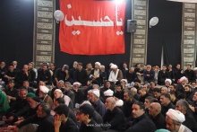 مجلس عزاداری تاسوعای حسینی در دفتر آیت‌الله العظمی صافی گلپایگانی