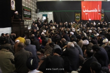 مراسم عزاداری سالروز شهادت امام رضا علیه‌السلام در دفتر حضرت آیت‌الله العظمی صافی گلپایگانی