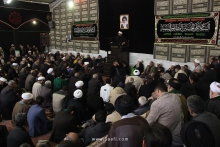 مراسم عزاداری سالروز شهادت امام رضا علیه‌السلام در دفتر حضرت آیت‌الله العظمی صافی گلپایگانی