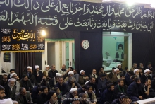مراسم عزاداری سالروز شهادت امام رضا علیه‌السلام در دفتر حضرت آیت‌الله العظمی صافی گلپایگانی