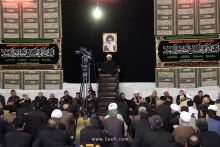 مراسم عزاداری سالروز شهادت امام رضا علیه‌السلام در دفتر حضرت آیت‌الله العظمی صافی گلپایگانی