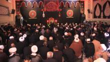 گزارش تصویری مراسم سوگواری حضرت سیدالشهداء علیه السلام باحضوز علماء و عموم شیفتگان اهل بیت علیهم السلام-حسینیه حضرت آیت الله العظمی صافی گلپایگانی قدس سره/نهم محرم الحرام 1445
