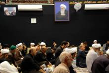 مراسم روضه حضرت سیدالشهداء علیه السلام باحضور علماء و عموم شیفتگان اهل بیت علیهم السلام-دفتر حضرت آیت الله العظمی صافی گلپایگانی قدس سره/پنجم محرم 1444