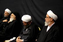 مراسم روضه حضرت سیدالشهداء علیه السلام باحضوز علماء و عموم شیفتگان اهل بیت علیهم السلام-دفتر حضرت آیت الله العظمی صافی گلپایگانی قدس سره/چهارم محرم 