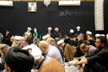 مراسم روضه حضرت سیدالشهداء علیه السلام باحضوز علماء و عموم شیفتگان اهل بیت علیهم السلام-دفتر حضرت آیت الله العظمی صافی گلپایگانی قدس سره/چهارم محرم 