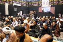 مراسم روضه حضرت سیدالشهداء علیه السلام باحضوز علماء و عموم شیفتگان اهل بیت علیهم السلام-دفتر حضرت آیت الله العظمی صافی گلپایگانی قدس سره/چهارم محرم 