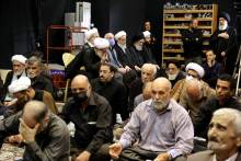 مراسم روضه حضرت سیدالشهداء علیه السلام باحضوز علماء و عموم شیفتگان اهل بیت علیهم السلام-دفتر حضرت آیت الله العظمی صافی گلپایگانی قدس سره/چهارم محرم 