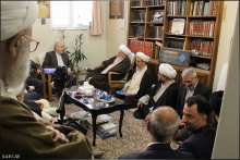 گزارش تصویری : دیدار وزیر آموزش و پرورش با حضرت آیت الله العظمی صافی گلپایگانی