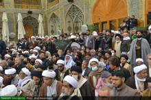 گزارش تصویری مراسم تشییع آیت الله العظمی صافی گلپایگانی رضوان الله علیه در نجف اشرف