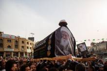 گزارش تصویری تشییع پیکر مطهر آیت الله العظمی صافی گلپایگانی در کربلای معلی