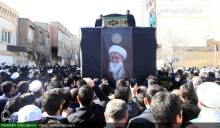 'گزارش تصویری مراسم تشییع مرجع تقلید شیعیان جهان حضرت آیت الله العظمی صافی در قم