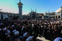 گزارش تصویری دسته بزرگ عزاداران فاطمی به دعوت مرجع عالیقدر آیت الله العظمی صافی گلپایگانی