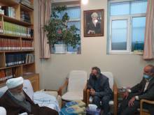 دیدار مسئول مؤسسه تدوین و نشر اثار علامه جعفری (ره)‌با حضرت آیت الله العظمی صافی