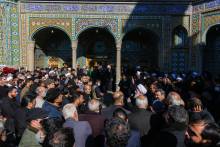 گزارش تصویری دسته بزرگ عزاداران فاطمی به دعوت مرجع عالیقدر آیت الله العظمی صافی گلپایگانی