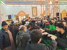 مراسم تشییع پیکر مطهر آیت الله العظمی صافی گلپایگانی در نجف اشرف