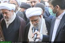 'گزارش تصویری مراسم تشییع مرجع تقلید شیعیان جهان حضرت آیت الله العظمی صافی در قم
