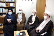 دیدار اعضای شورای عالی حوزه‌های علمیه با حضرت آیت الله العظمی صافی گلپایگانی