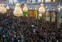 گزارش تصویری تشییع پیکر مطهر آیت الله العظمی صافی گلپایگانی در کربلای معلی