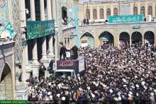 'گزارش تصویری مراسم تشییع مرجع تقلید شیعیان جهان حضرت آیت الله العظمی صافی در قم