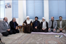 ديدار اعضاي بنياد فرهنگي و خيريه نيمه شعبان مسجد آيت الله انگجي تبريز با حضرت آيت الله العظمي صافي گلپايگاني