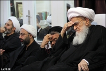 گزارش تصویری : مراسم عزاداری با کاروان اسرای آل الله با حضور آیت الله العظمی صافی گلپایگانی