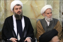 گزارش تصویری : مراسم تشییع پیکر آیت‌الله ثابتی همدانی/مجلس بزرگداشت مرحوم آیت الله ثابتی همدانی از طرف حضرت آیت الله العظمی صافی گلپایگانی