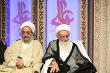 افتتاح مدرسه علمیه حاج ملا صادق با حضور مرجع عالیقدر آیت الله العظمی صافی گلپایگانی و سخنرانی معظم له در شب عید سعید غدیرخم