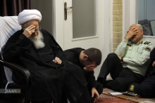 روز دوم مراسم عزاداری حضرت اباعبدالله الحسین (ع) در دفتر آیت الله العظمی صافی گلپایگانی.