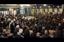 روز ششم عزاداری حضرت اباعبدالله الحسین (ع) در دفتر مرجع عالیقدر حضرت  آیت الله العظمی صافی گلپایگانی.