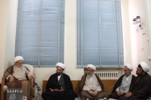 عکس خبری / دیدار دبیر و اعضای ستاد امر به معروف و نهی از منکر استان قم با مرجع عالیقدر حضرت آیت الله العظمی صافی گلپایگانی