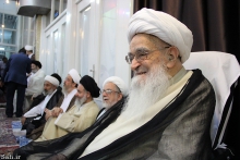 مراسم جشن ميلاد امام حسن مجتبی عليه‌السلام، با حضور مرجع عاليقدر حضرت آيت الله العظمی صافی گلپايگانی
