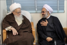 گزارش تصویری: دیدار اعضای شورای راهبردی تدوین دائرة ‌المعارف اسلامی با حضرت آیت الله العظمی صافی گلپایگانی