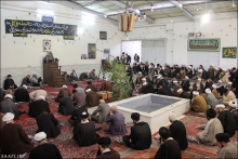 گزارش تصویری : مراسم عزاداری شهادت امام هادی (ع) در دفتر آیت الله العظمی صافی کلپایگانی