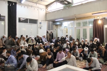 مراسم عزاداری شهادت حضرت حمزه سیدالشهداء (ع) در دفتر آیت الله العظمی صافی گلپایگانی مدظله‌العالی