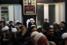  مراسم عزاداری روز چهارم ماه محرم، در دفتر مرجع عالیقدر حضرت آیت الله العظمی صافی گلپایگانی.