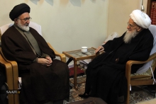 دیدار نماینده ولی فقیه در سازمان حج و زیارت با حضرت آیت الله العظمی صافی گلپایگانی مد ظله العالی.