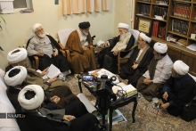 دیدار مسؤولان و اعضای هیأت علمی موسسه آینده روشن (پژوهشکده مهدویت) با حضرت آیت الله العظمی صافی گلپایگانی
