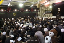  مراسم عزاداری روز 28 صفر در دفتر مرجع عالیقدر حضرت آیت الله العظمی صافی گلپایگانی