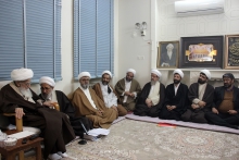 مدیران ستاد هماهنگی فعالیت‌های مهدوی کشور  در دیدار با حضرت آیت الله العظمی صافی گلپایگانی