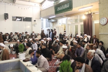 مجلس عزاداری سالروز شهادت حضرت حمزه(ع) و وفات حضرت عبدالعظیم حسنی(ع) در دفتر حضرت آیت‌الله العظمی صافی گلپایگانی