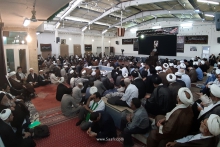 گزارش تصویری: مجلس عزای شهادت حضرت حمزه علیه‌السلام و وفات حضرت عبدالعظیم حسنی علیه‌السلام در دفتر حضرت آیت‌الله العظمی صافی گلپایگانی
