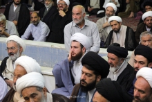 گزارش تصویری: گردهمایی ائمه جماعات، مبلغین، مسئولین ومداحان هیئات استان قم در دفتر مرجع عالیقدر حضرت آیت الله العظمی صافی گلپایگانی