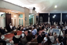 گزارش تصویری: گردهمایی ائمه جماعات، مبلغین، مسئولین ومداحان هیئات استان قم در دفتر مرجع عالیقدر حضرت آیت الله العظمی صافی گلپایگانی