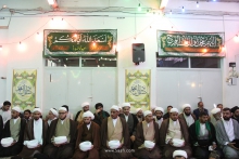  گزارش تصویری: عمامه‌گذاری طلاب توسط مرجع عالیقدر حضرت آیت الله العظمی صافی گلپایگانی - ۱۷ ربیع الاول 1441