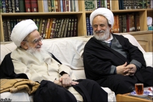 گزارش تصویری: دیدار حجت الاسلام و المسلمین حاج شیخ حسین انصاریان با حضرت آیت الله العظمی صافی گلپایگانی