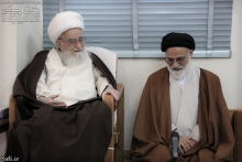 ديدار مسئولان مؤسسه آينده روشن با حضرت آيت الله العظمی صافی گلپايگانی