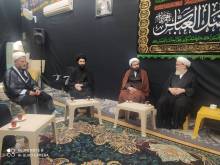 گزارش تصویری حضور امام جمعه محترم فیروزکوه و هیئت همراه در دفتر آیت الله العظمی صافی قدس سره