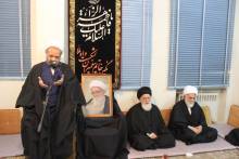 گزارش تصویری مراسم شهادت حضرت صدیقه طاهره سلام الله علیها- فاطمیه اول جمادی الاولی 1444- بیت مرجع عالیقدر آیت الله العظمی صافی گلپایگانی قدس سره