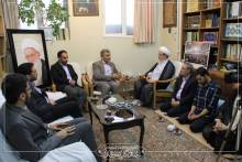 گزارش تصویری دیدار دبیر قرارگاه ملی مبارزه با مفاسد اقتصادی و هیئت همراه با استاد محمد حسن صافی گلپایگانی