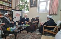 دیدار دکتر احمد واعظی ریاست دفترتبلیغات اسلامی با استاد حاج شیخ محمدحسن صافی گلپایگانی